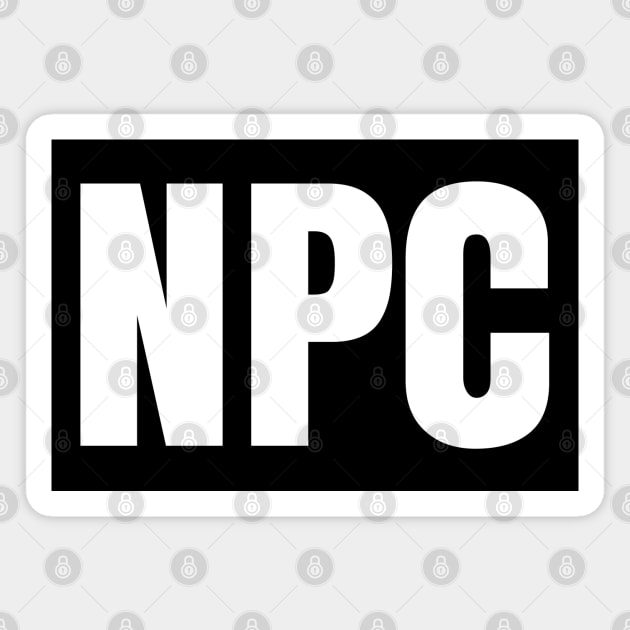 NPC - Non Playable Character Magnet by UniFox